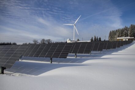 Wind Turbines and Solar panels