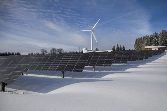 Wind Turbines and Solar panels