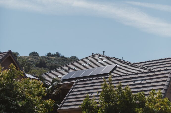 Picture of a house that has solar panels installed