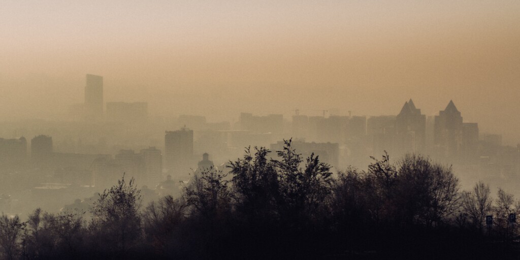 polluted city air, one of the reasons that environmental health and safety standards should be present